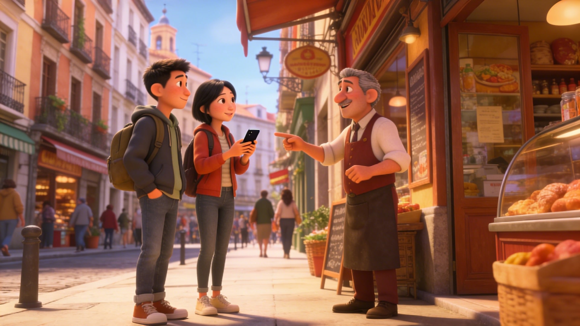 Old streets of Madrid